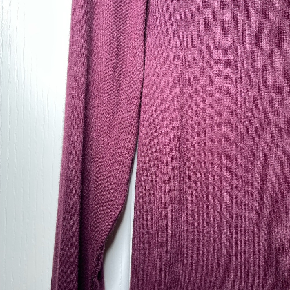 Glitz Women's Long Sleeve Purple Knit Top - Picture 2 of 12